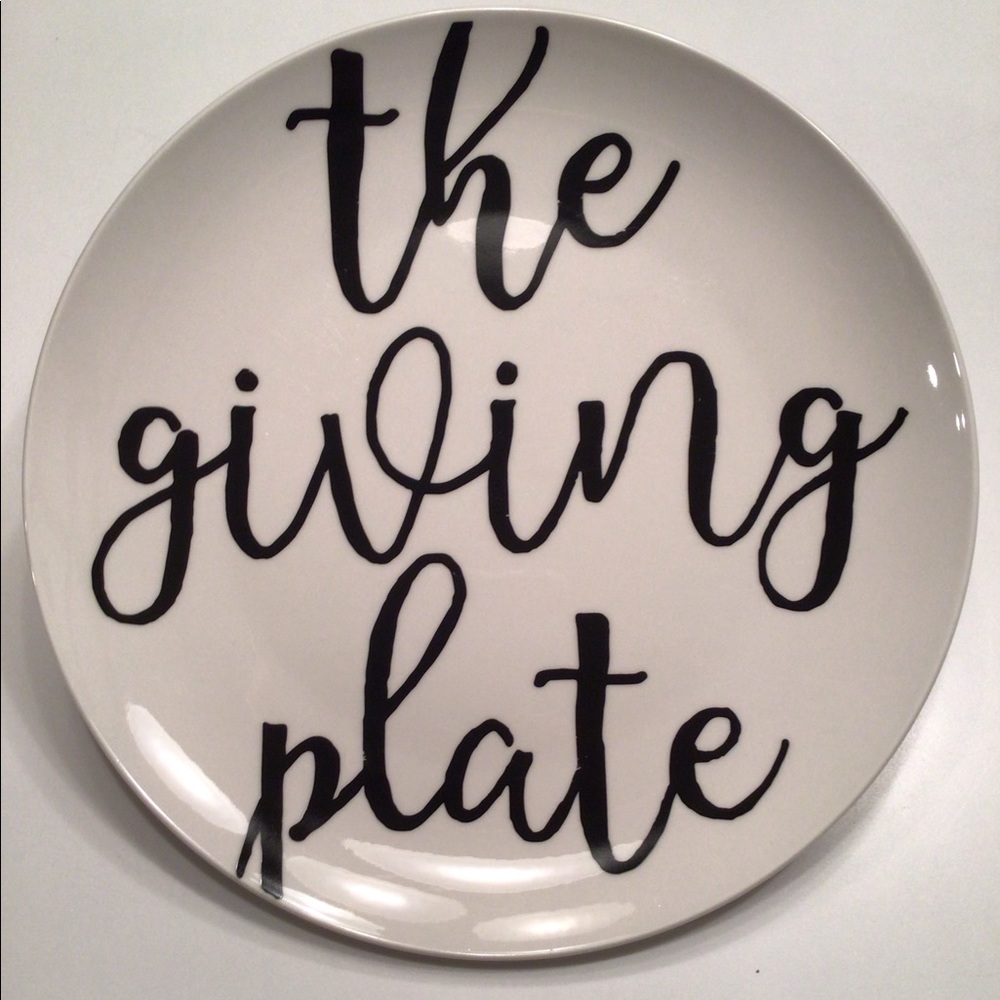 The Giving Plate Ceramic Friends & Family Dish Cookie Appetizer